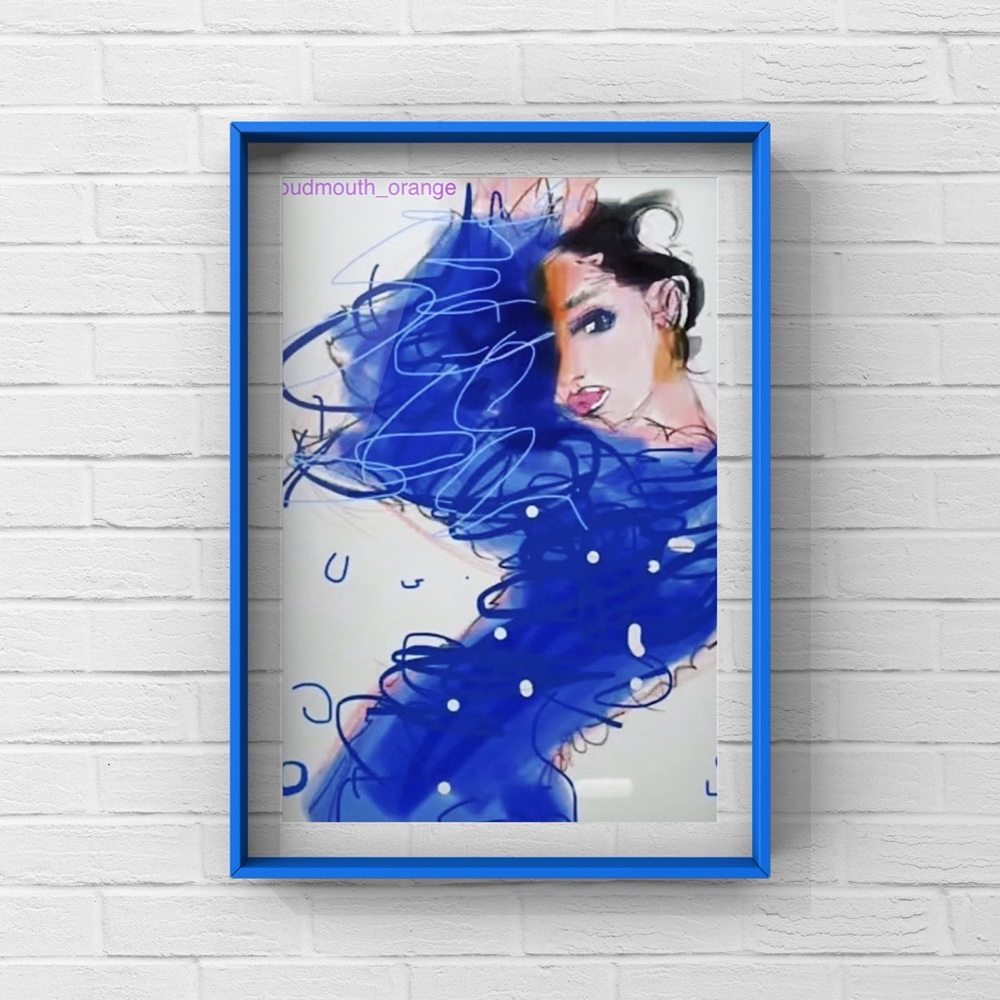 Indigo Midnights Art Print 💙
